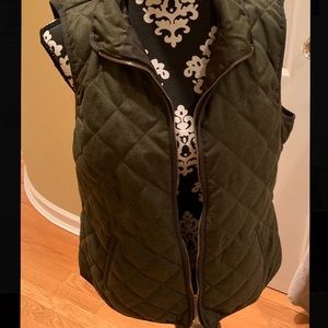 Green Quilted Vest